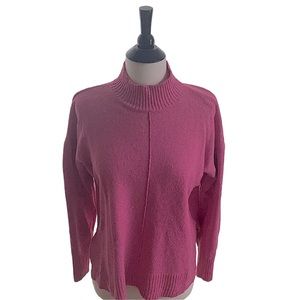 Pink Mock Neck Sweater